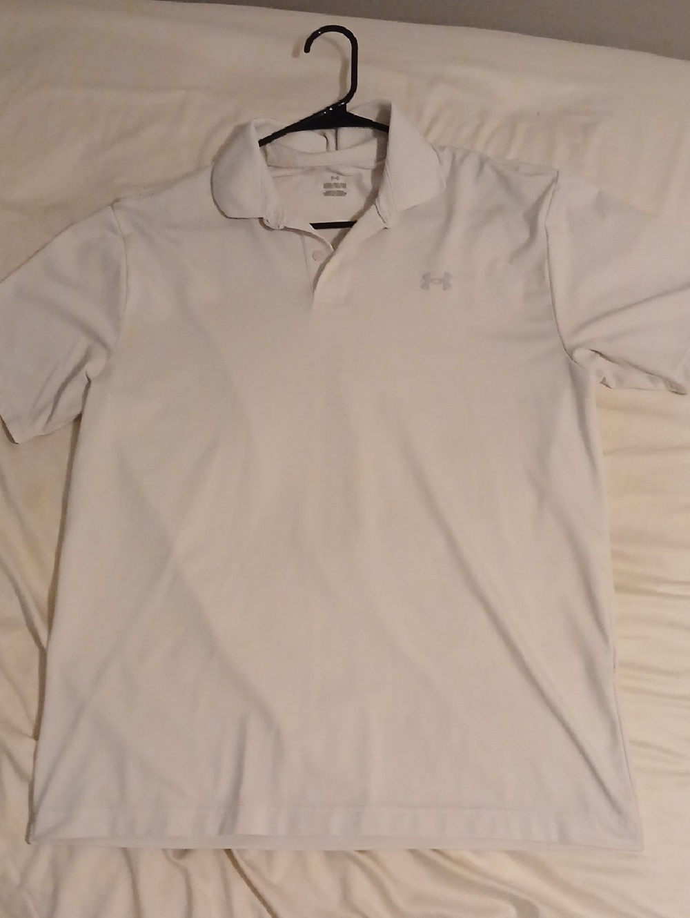 Under Armour Men's White Performance Polo